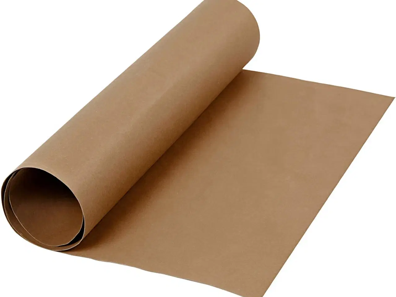 Billede 1 - Kraftigt Mørk Brun Læderpapir 50 cm, 350 g