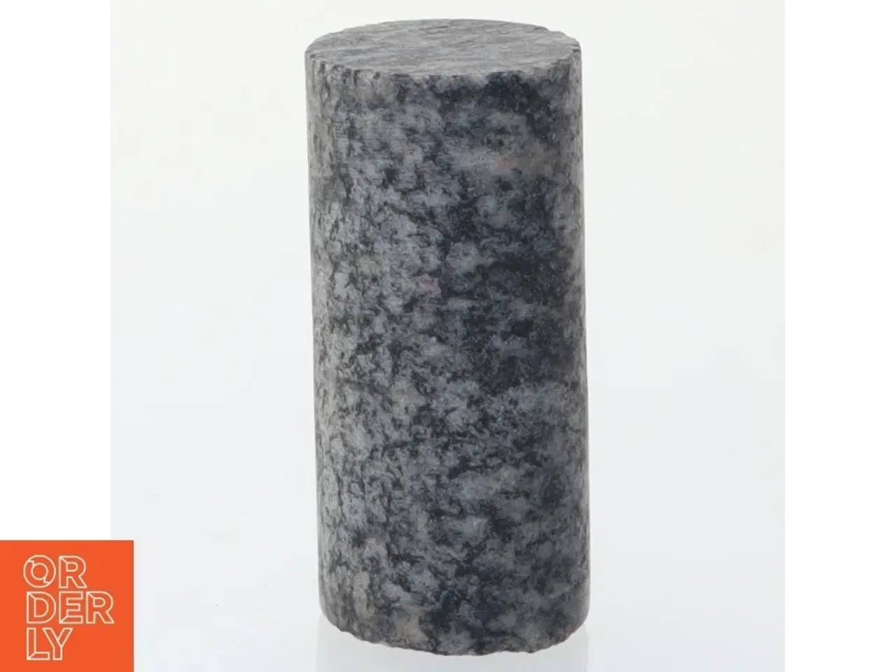 Billede 2 - Marmor lysestage (str. 7 og en halv x 3 og en halv cm)