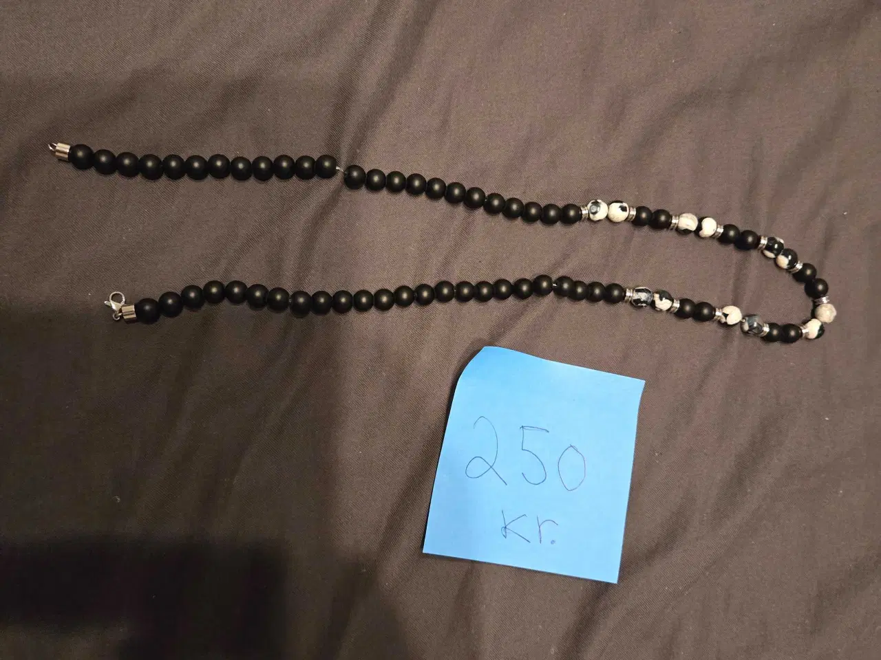 Billede 5 - Lækre armbånd og halskæde til mænd