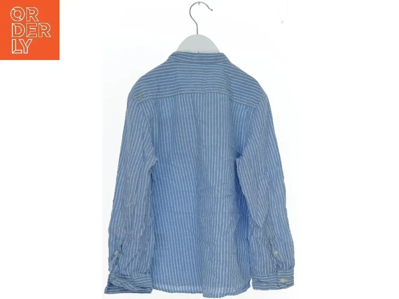 Billede 2 - Blåstribet skjorte fra Logg (str. 128)