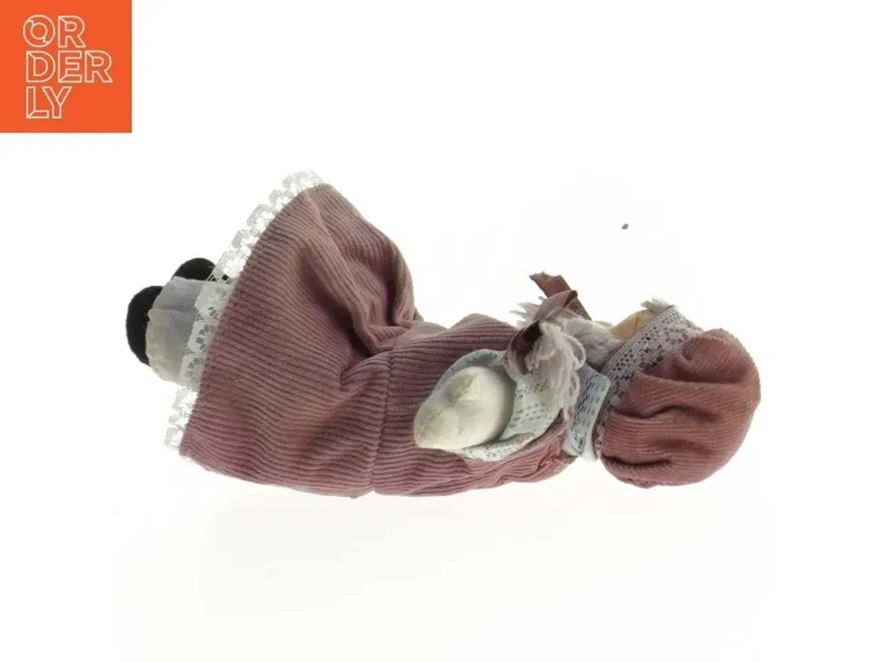 Billede 2 - Håndlavet stofdukke (str. 16 cm)