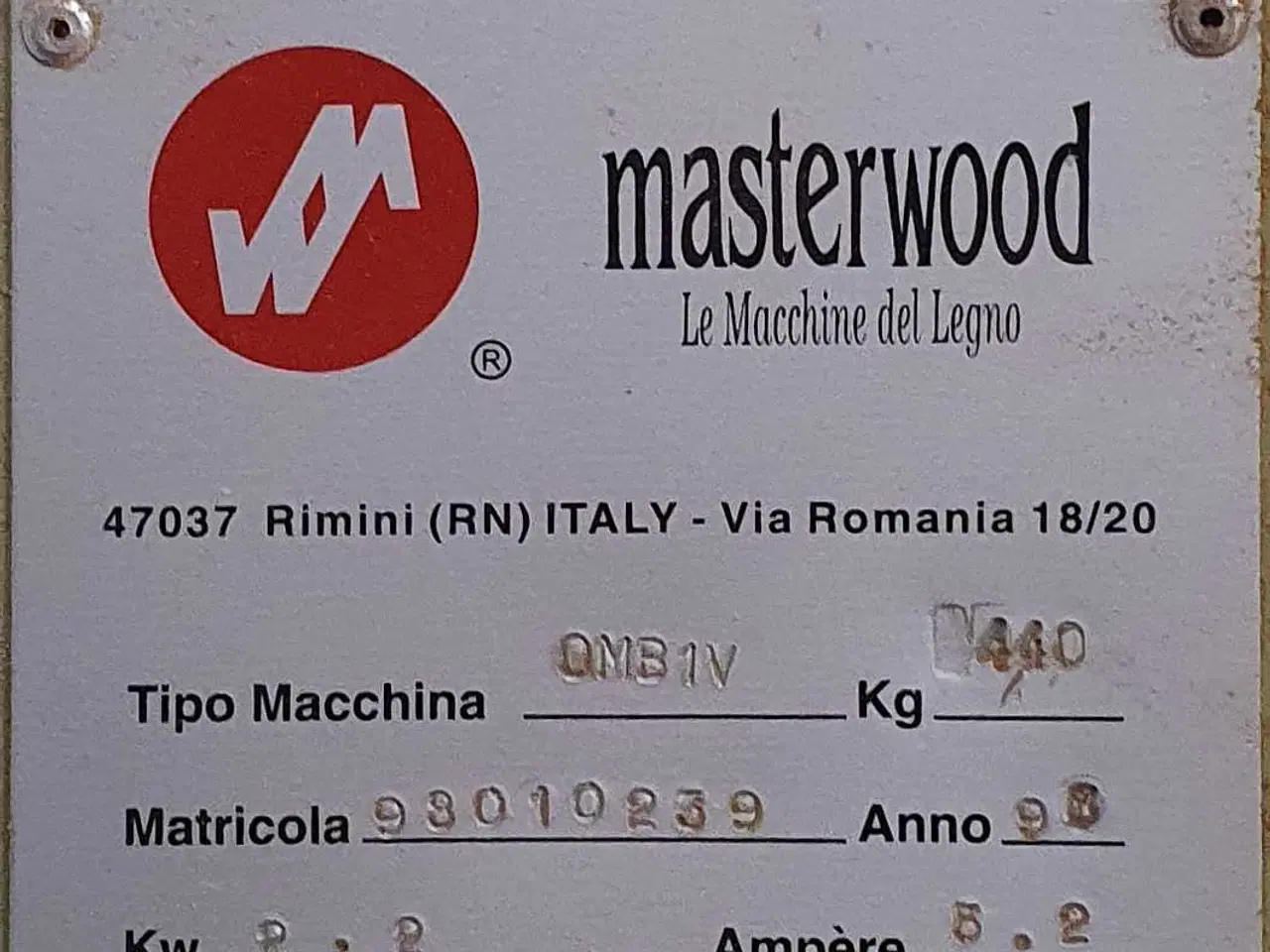 Billede 2 - Masterwood OMB1V mejselstemmer 