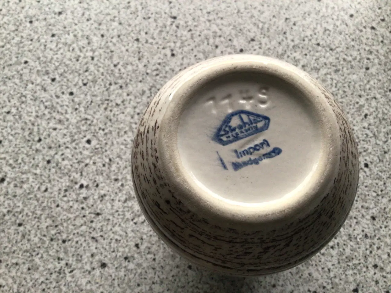 Billede 2 - Vase 12 cm i brunlige nuancer