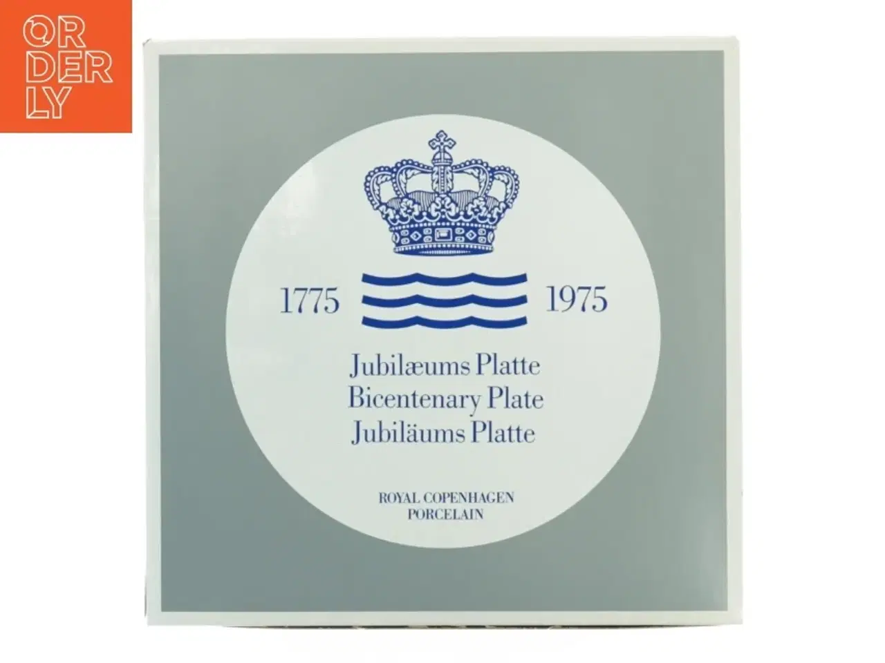 Billede 5 - Royal Copenhagen Jubilæumsplatte fra Royal Copenhagen (str. Diameter 18 cm)