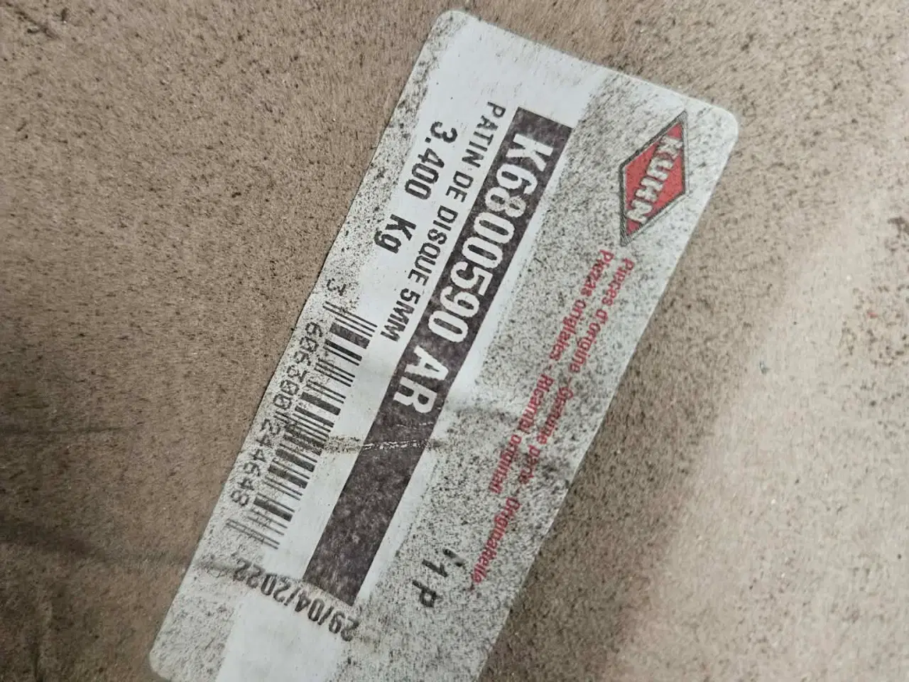 Billede 8 - Reservedele til Kuhn FC skårlægger