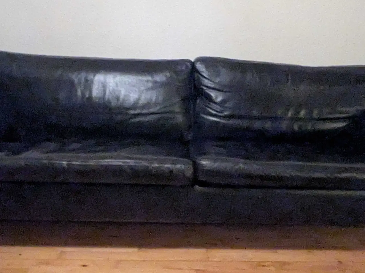 Billede 3 - sorte lædersofaer Mogens Hansen