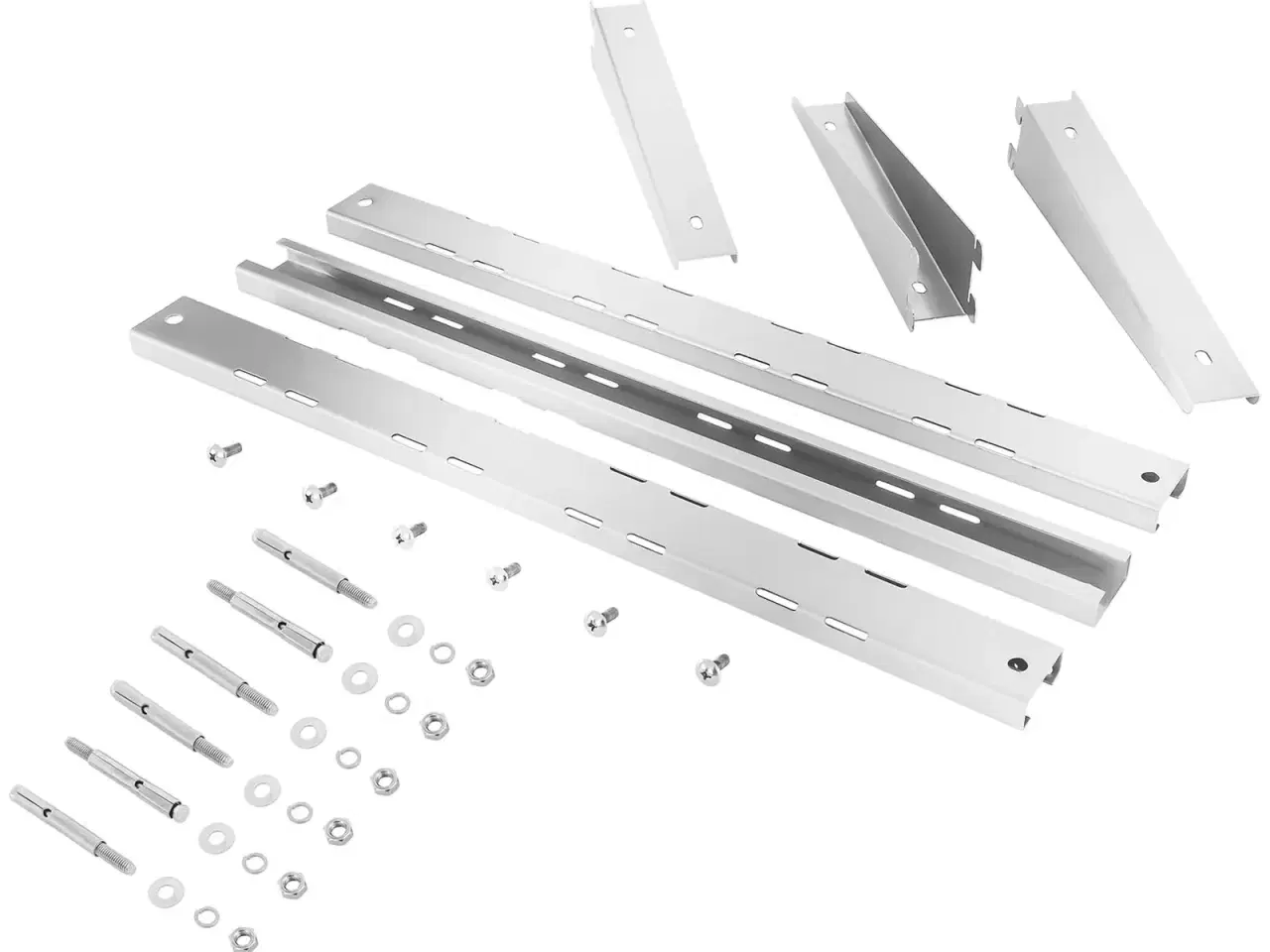 Billede 5 - Væghylde i rustfrit stål – dobbeltmodel – 160x30cm