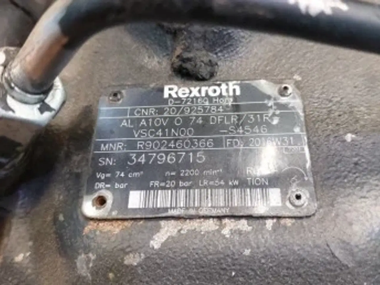 Billede 6 - JCB 4CX Oliepumpe 332/G4204 R902460366