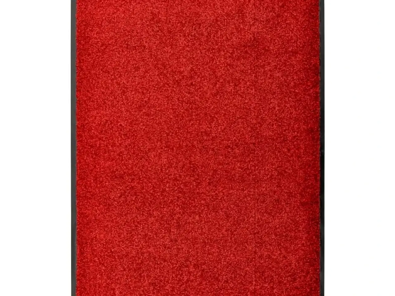 Billede 1 - Vaskbar dørmåtte 60x90 cm rød