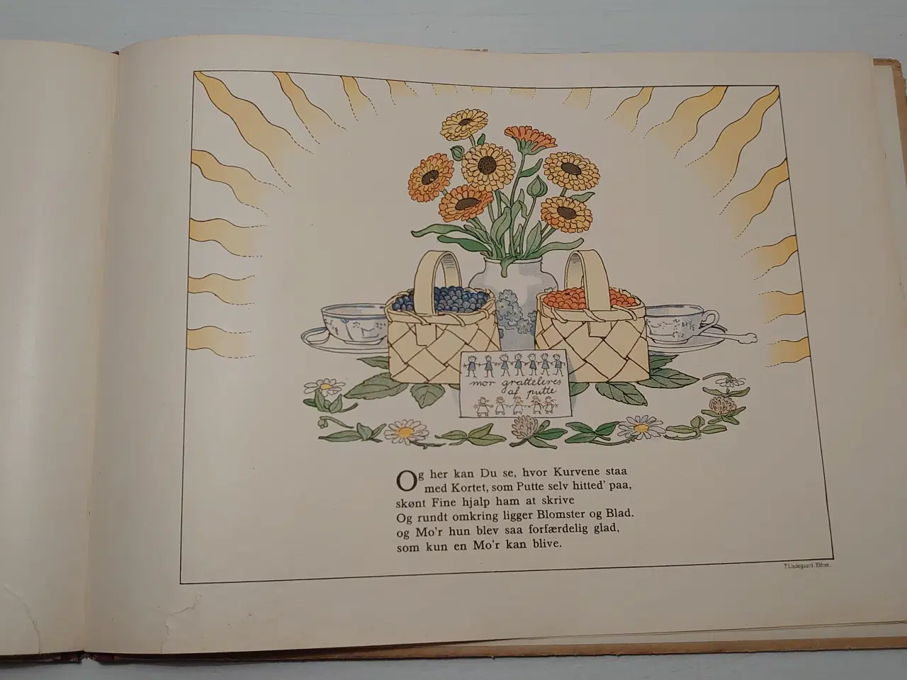 Billede 7 - Elsa Beskow: Puttes Eventyr i Blaabærskoven. 1923.