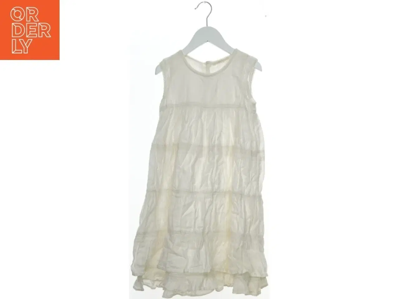 Billede 1 - Hvid kjole fra Exit (str. 122)
