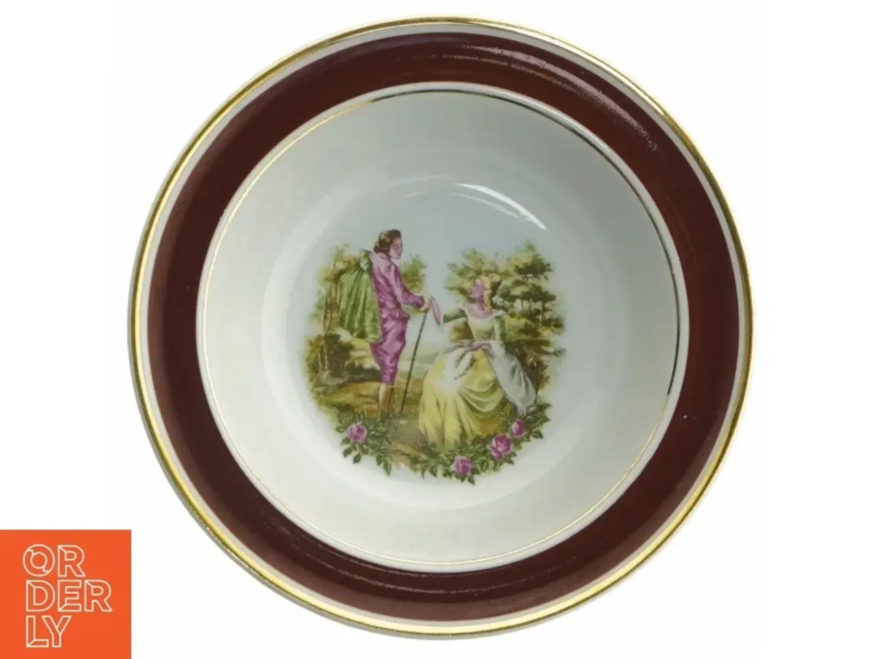 Billede 6 - Dekorative platter med rokokomotiver fra Arabia (str. Ø. 17. cm. 6 styk)