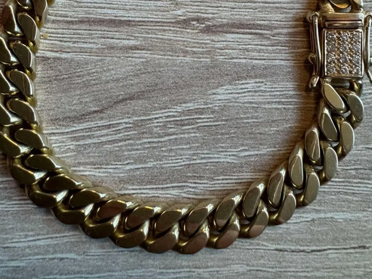 Billede 2 - 14 karat massiv guld armbånd