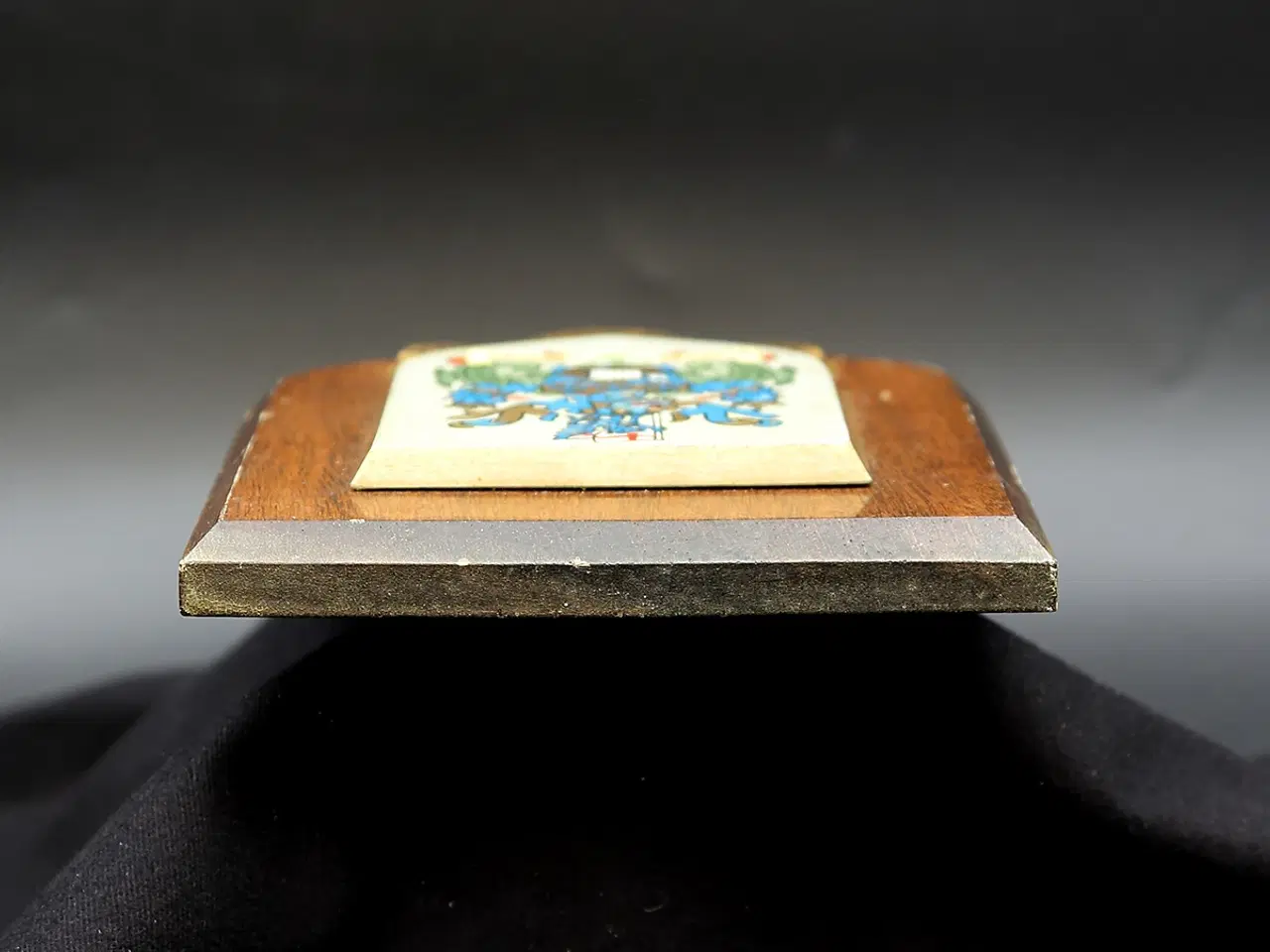 Billede 4 - Borough of Medina vintage træskjold