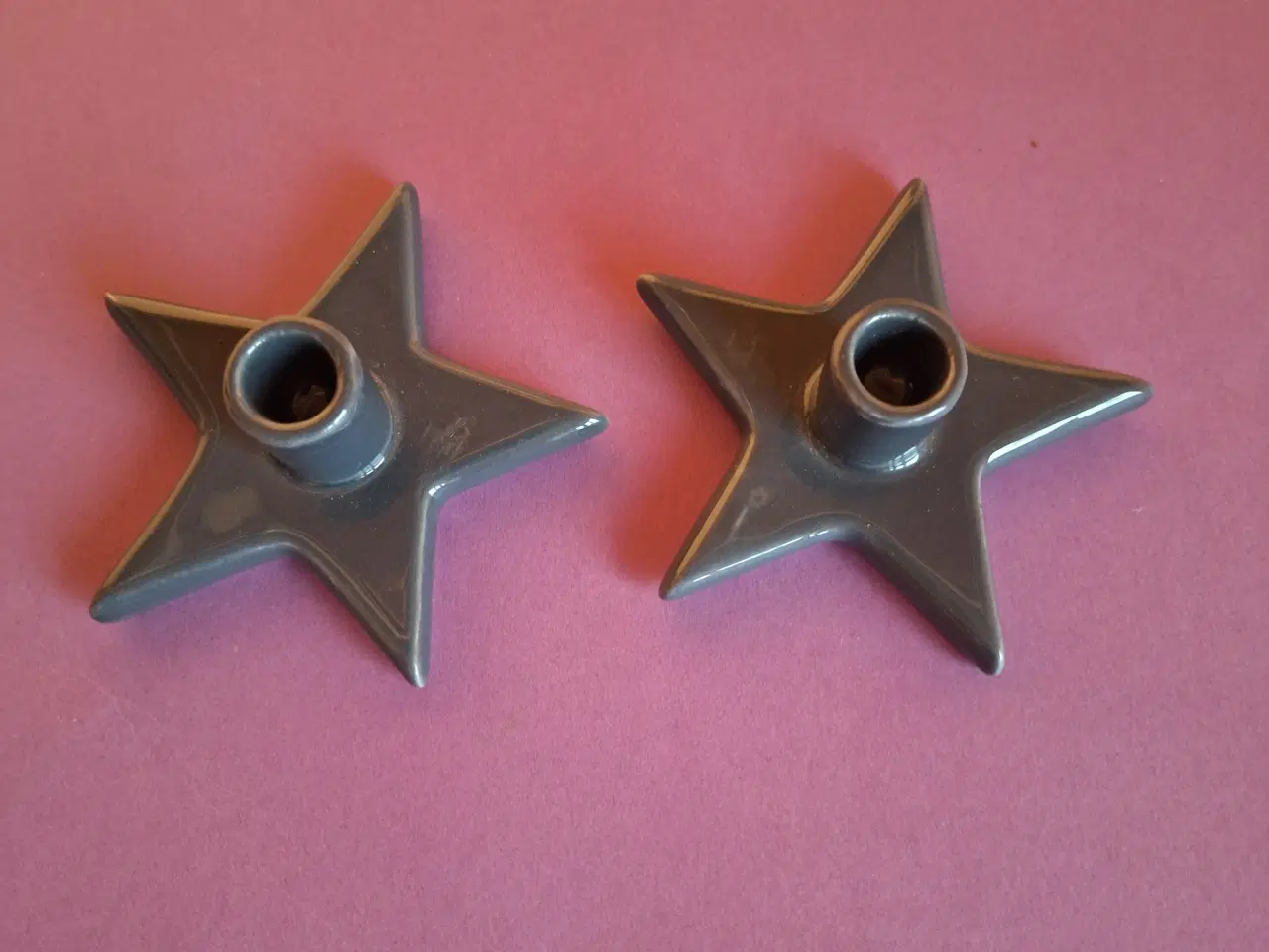 Billede 1 - lysestager, 2 stk.