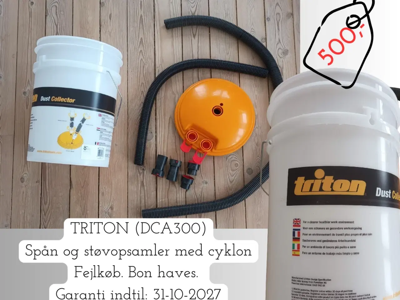 Billede 1 - Cyklon spån og støvopsamler 