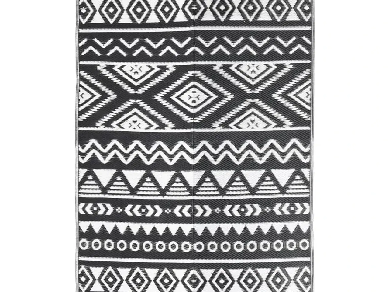 Billede 2 - Udendørs gulvtæppe ARAKIL 140x200 cm PP sort