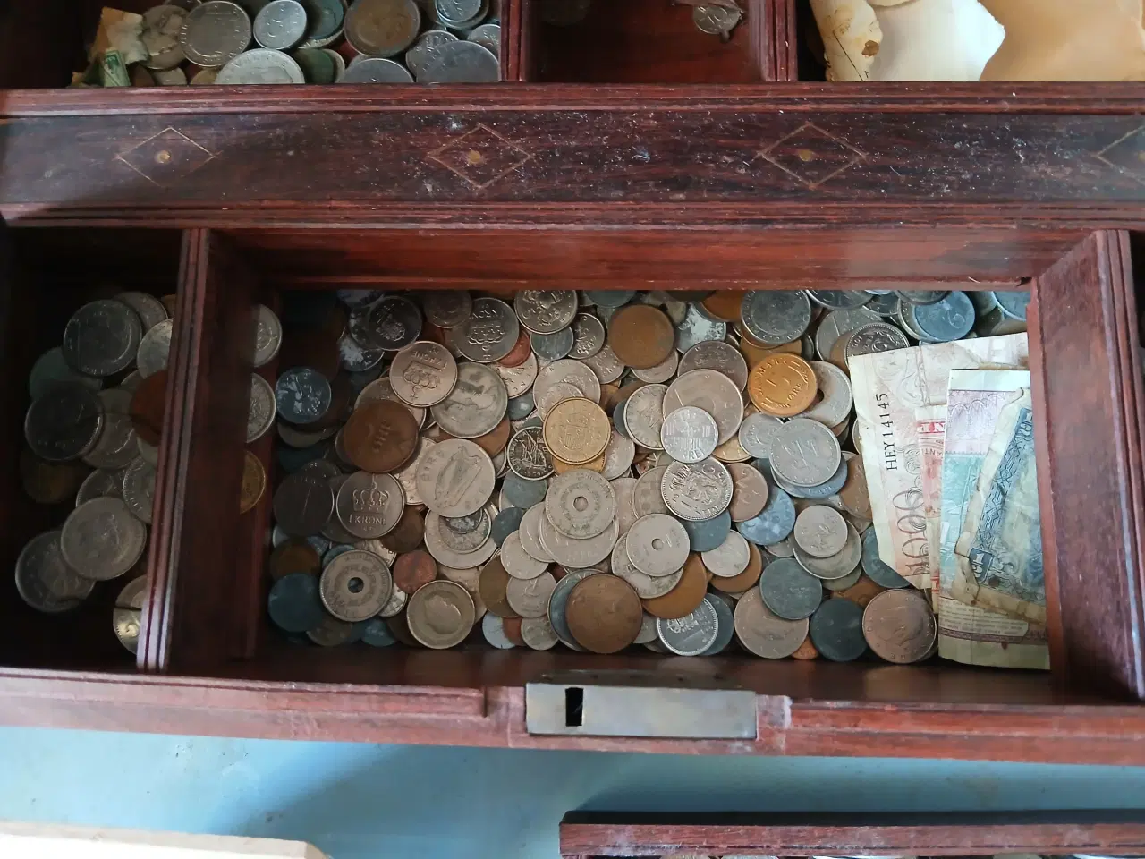 Billede 4 - Møntsamling masser af danske samt udenlandske