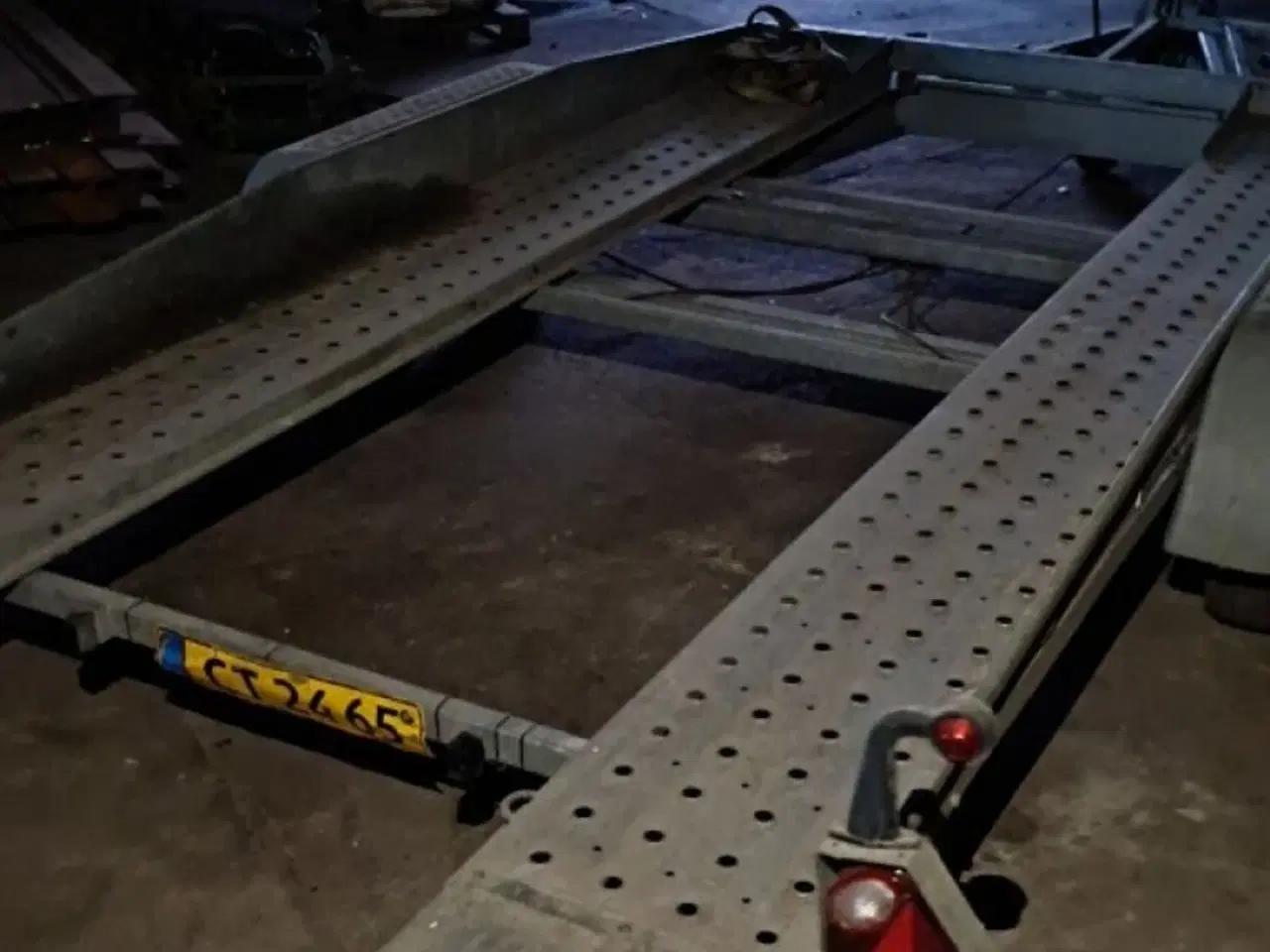 Billede 4 - Variant 2004a4 2 akslet biltrailer m. tip og hejs