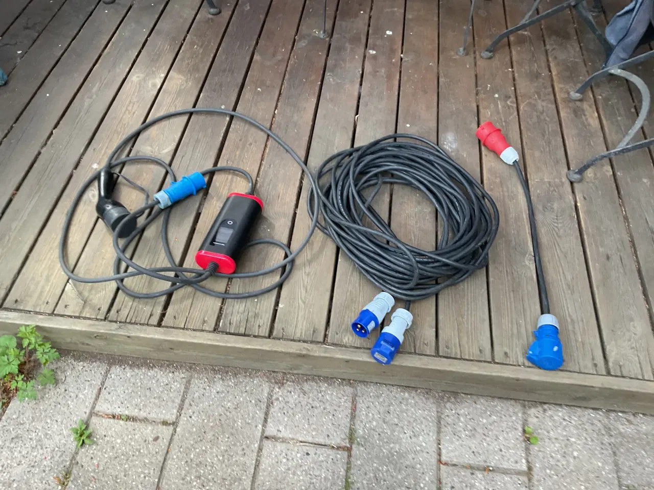 Billede 1 - Oplader til elbil / hybrid 1 fase med 25 m kabel 