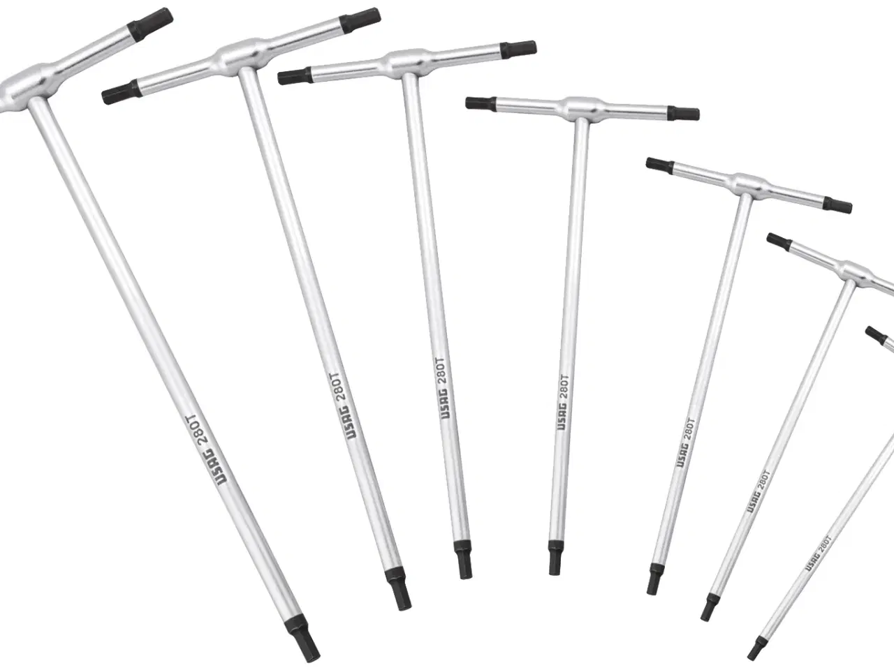 Billede 1 - USAG 280T stiftnøgle med T-greb, sæt 2-8mm 7stk