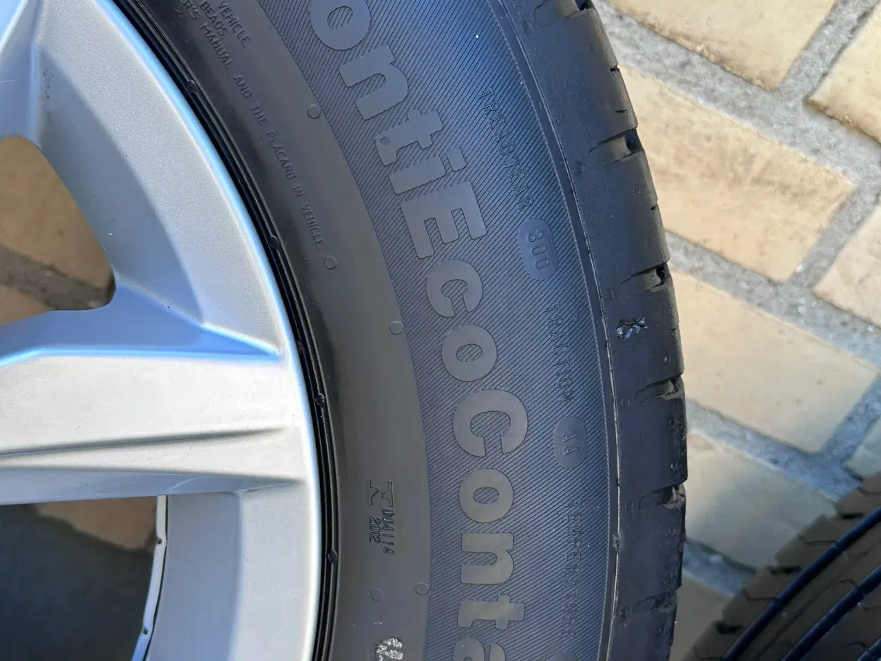 Billede 9 - VW Polo originale alufælge med Continental 