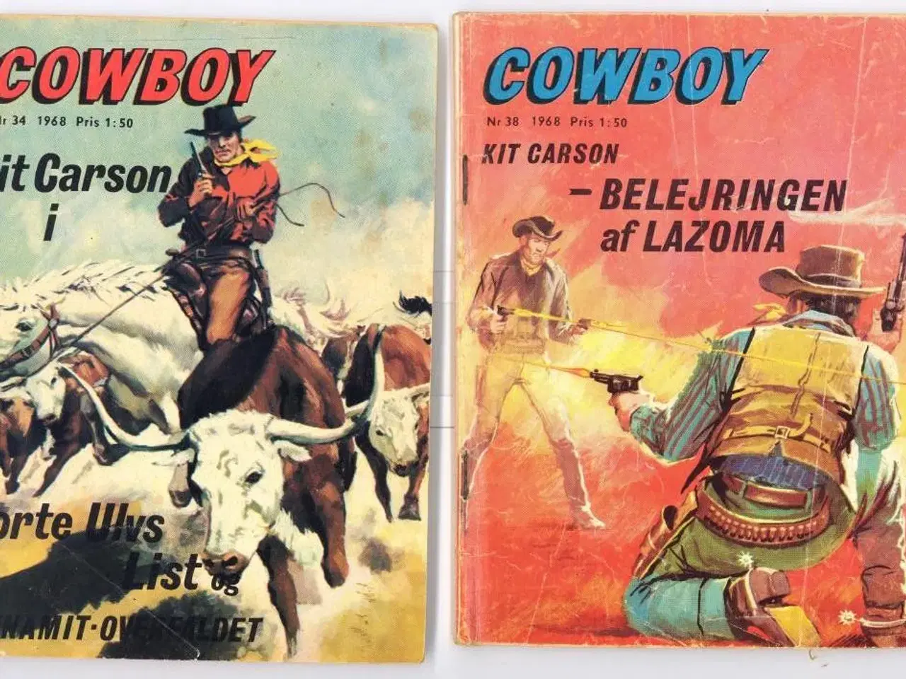 Billede 1 - Cowboy, Texas og Ringo. Tegneserier, blade..