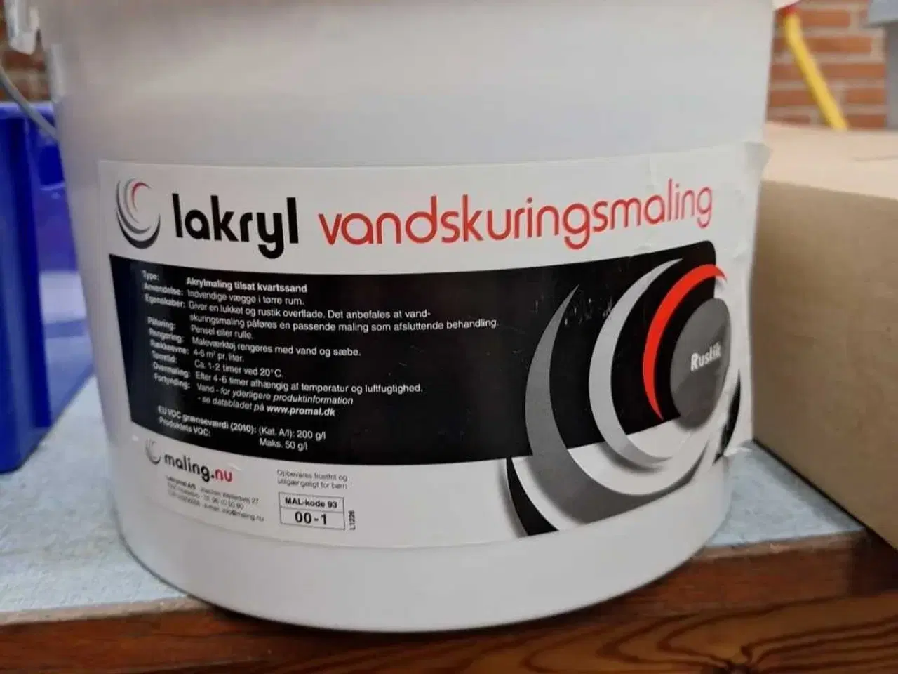 Billede 2 - Hvid vandskuringsmaling