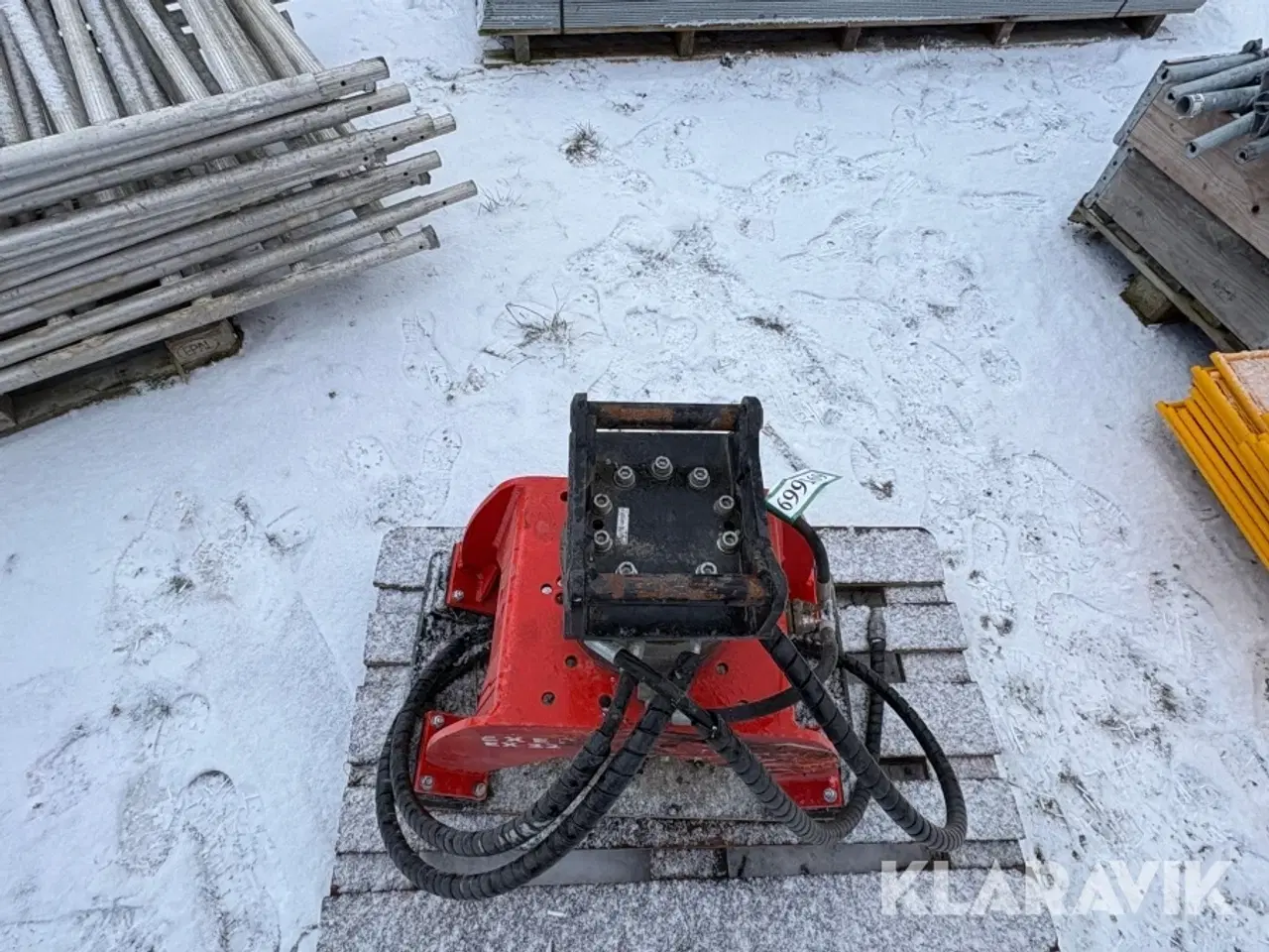 Billede 5 - Pladevibrator Exero EX22 hydraulisk til gravemaskine