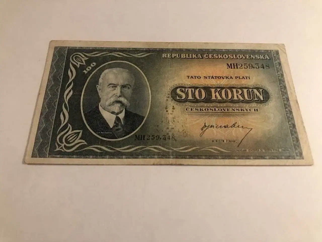 Billede 1 - 100 Korun Czechoslovakia
