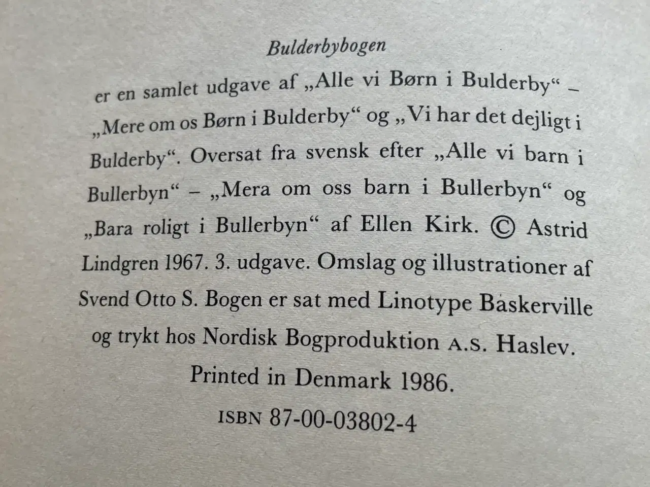 Billede 4 - Astrid Lindgren En tyrefægter i Småland, Bulderby.