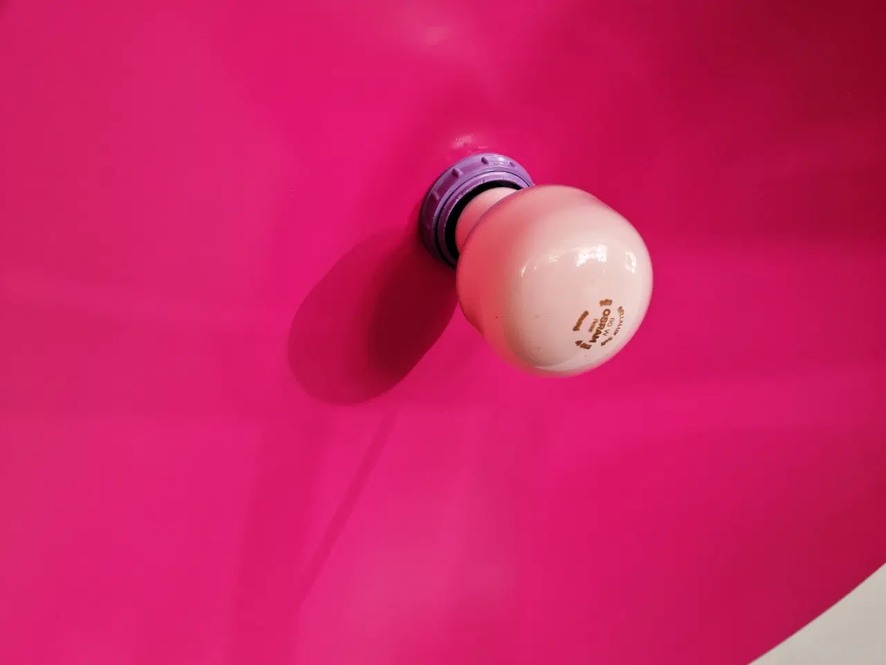 Billede 7 - Stor funky og unik pendel fra 80'erne i pink, lill