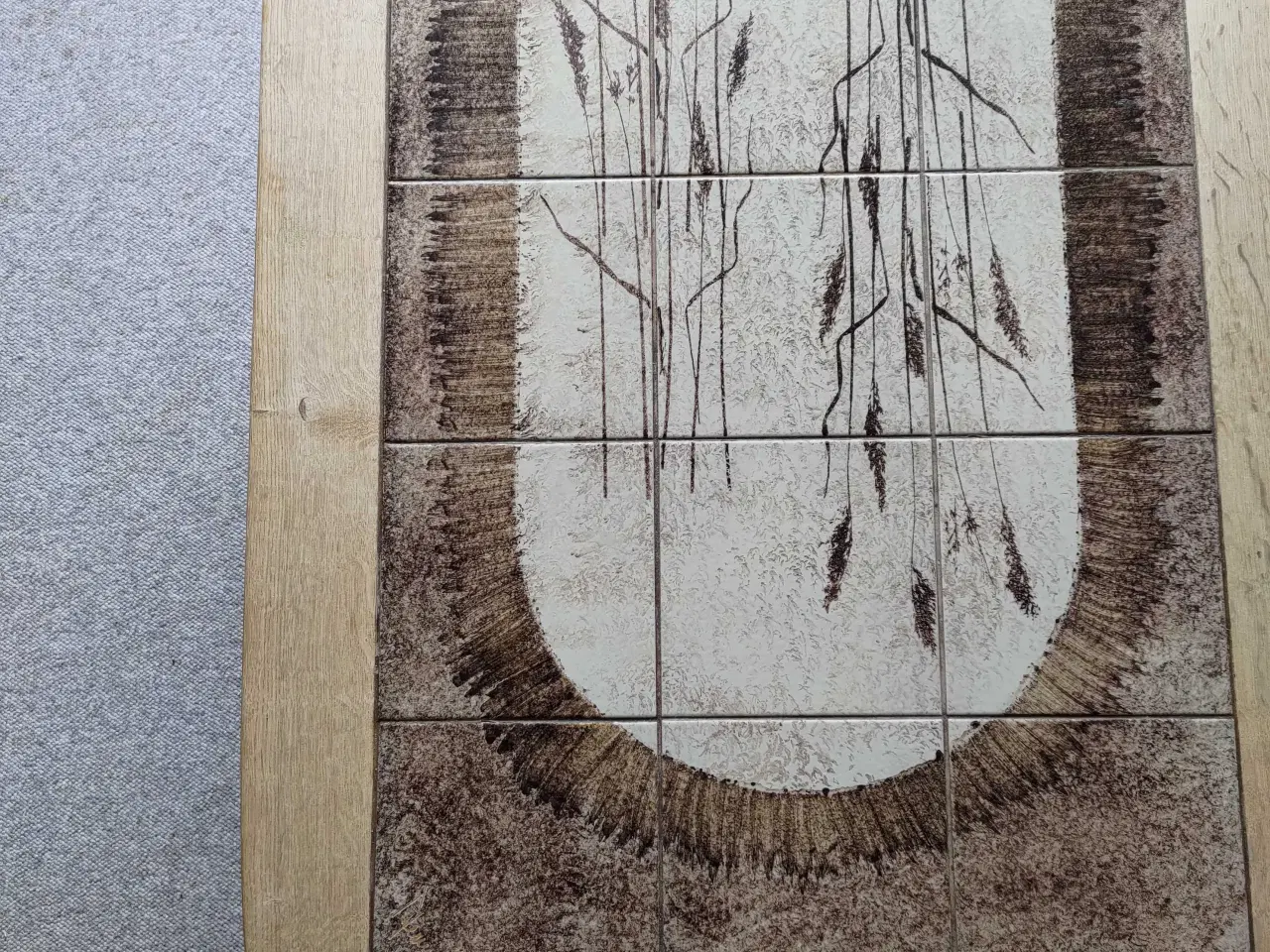 Billede 1 - Severin Hansen sofabord i egetræ. Signeret.