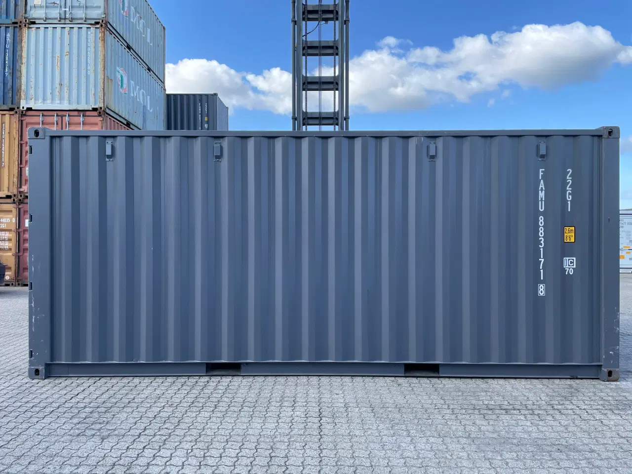 Billede 3 - 20´ fods Container i farve Ral: 7015 nye one way