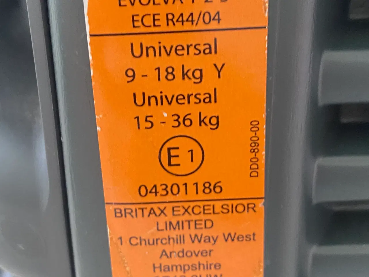 Billede 9 - Britax Römer Evolva 1-2-3 autostol