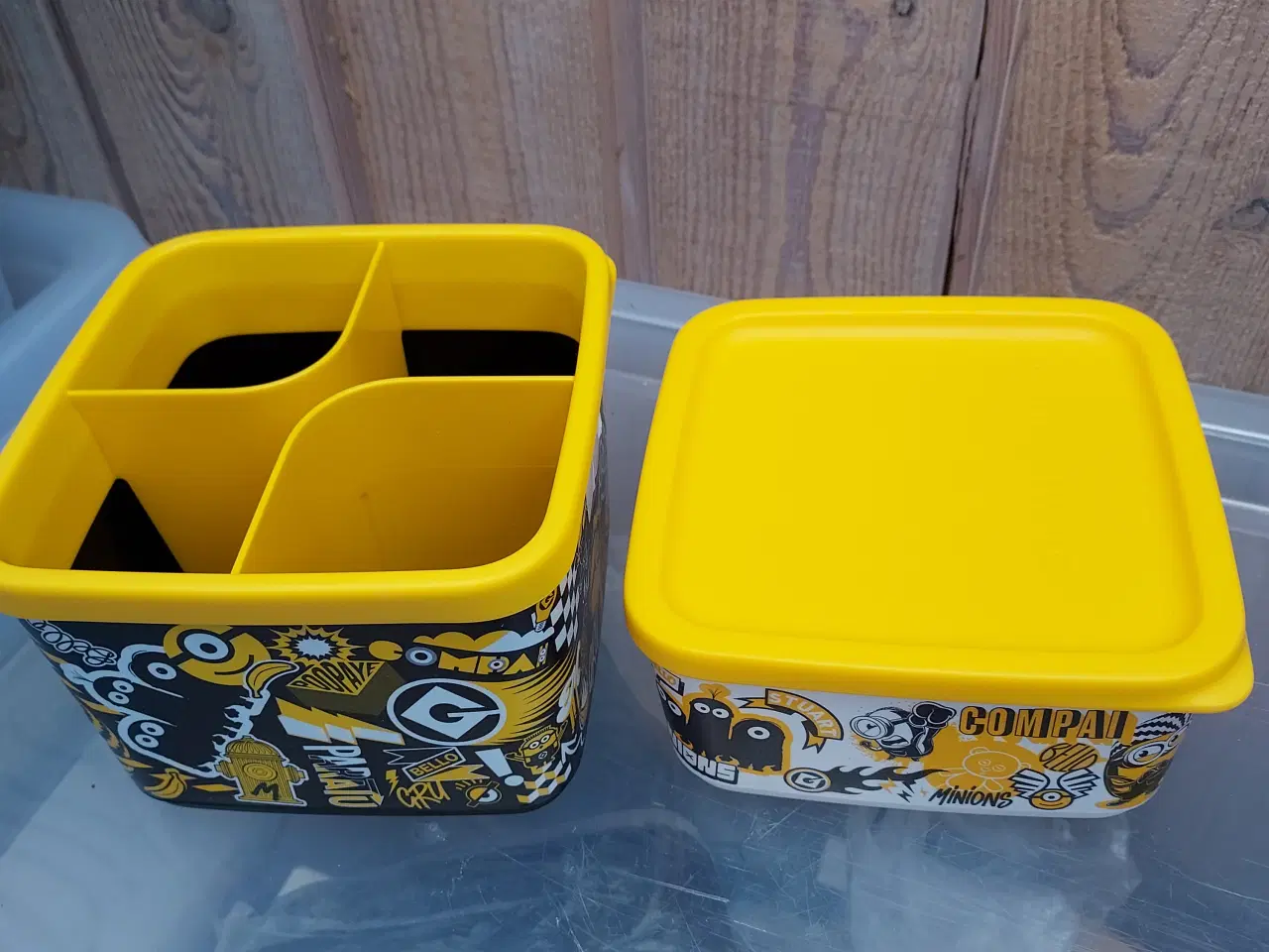 Billede 1 - Tupperware minions bokse