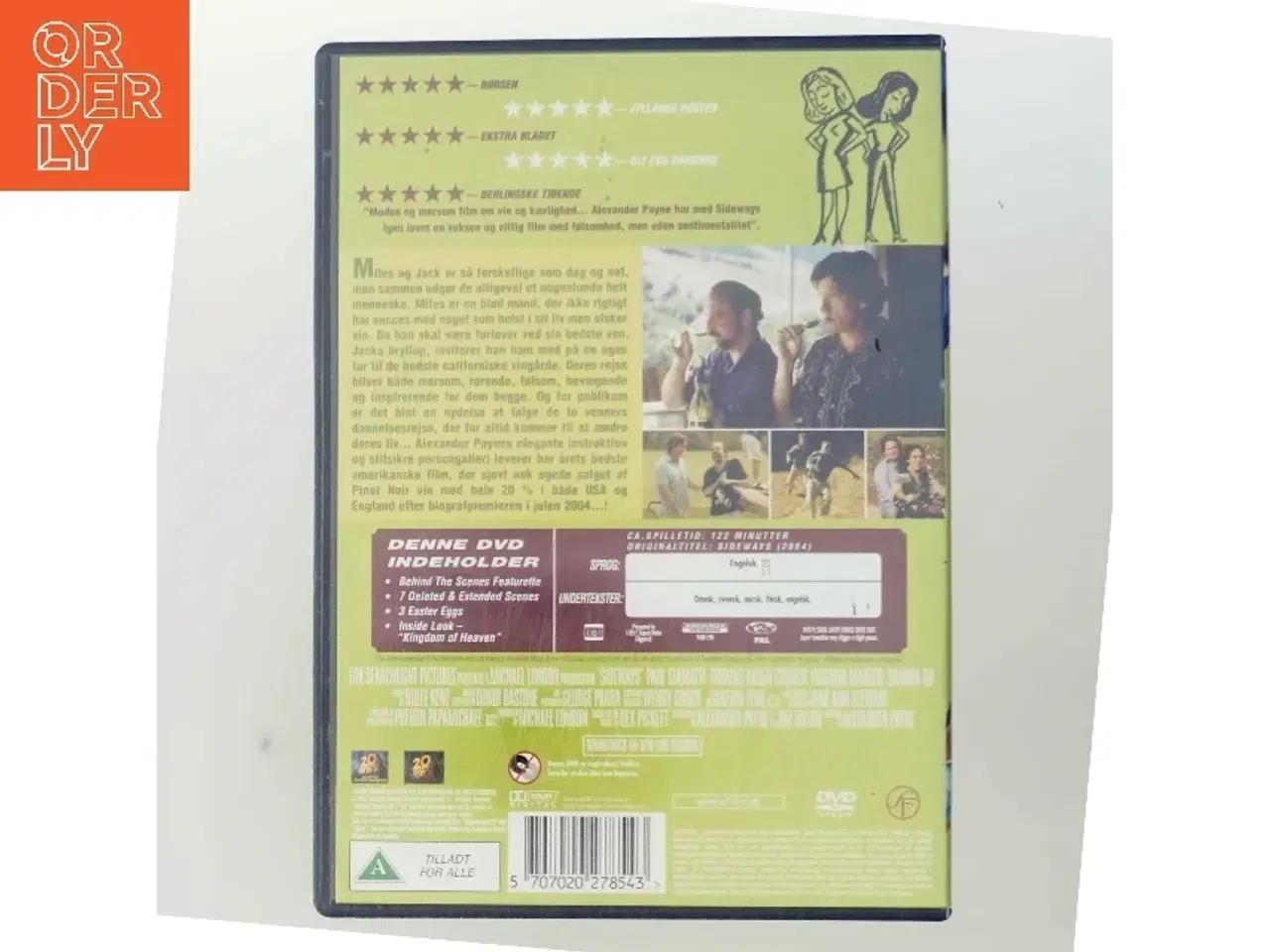 Billede 3 - Sideways med Paul Giamatti (DVD)