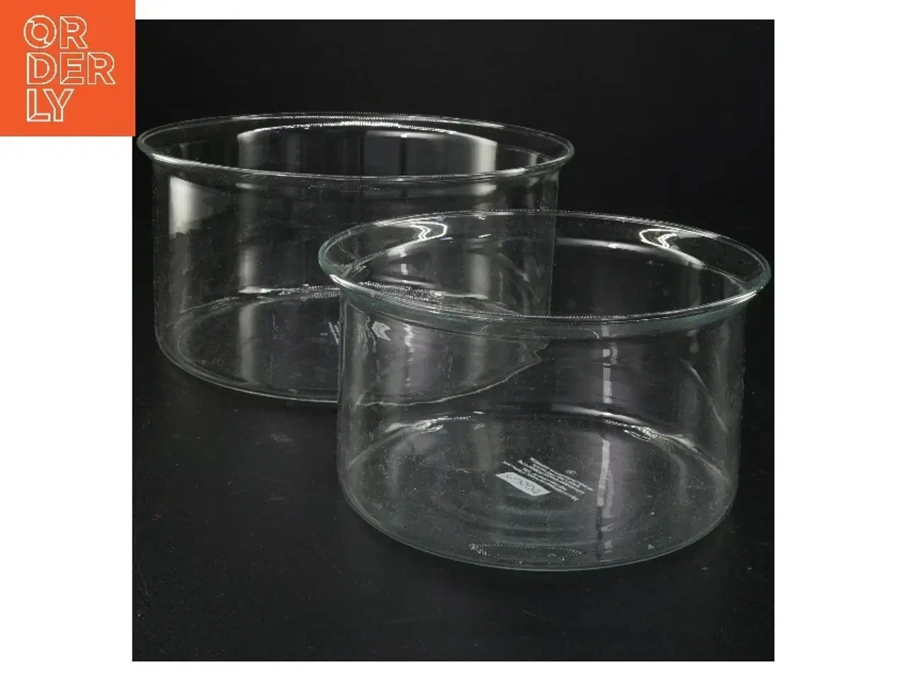 Billede 2 - Bohemia glasskåle fra Bodum (str. 21 og 16 cm)