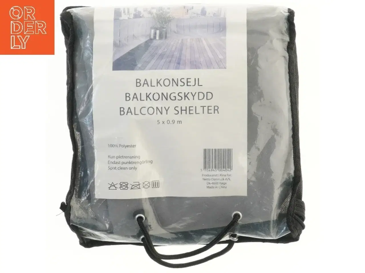 Billede 1 - Balkonsejl 5x0,9 m fra Netto (str. 5x0,9 m cm)