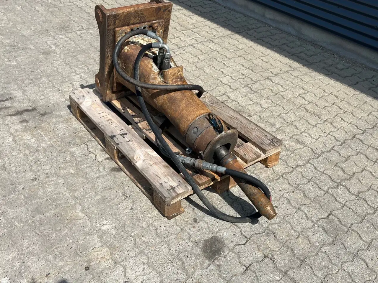 Billede 7 - - - - Oliehammer med s60 fæste til 10-20 tons maskine