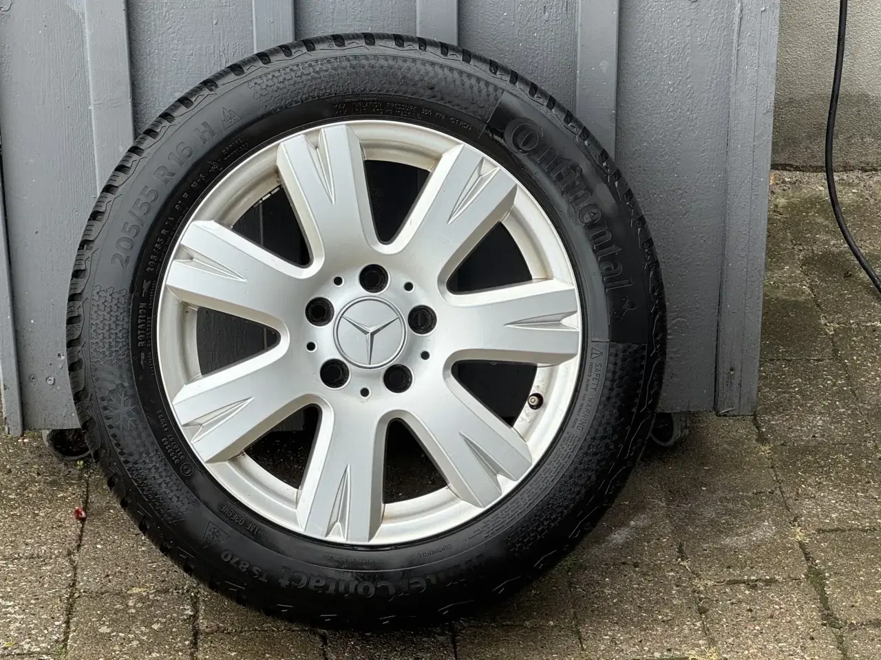 Billede 1 - Mercedes nye vinterdæk på alufælge