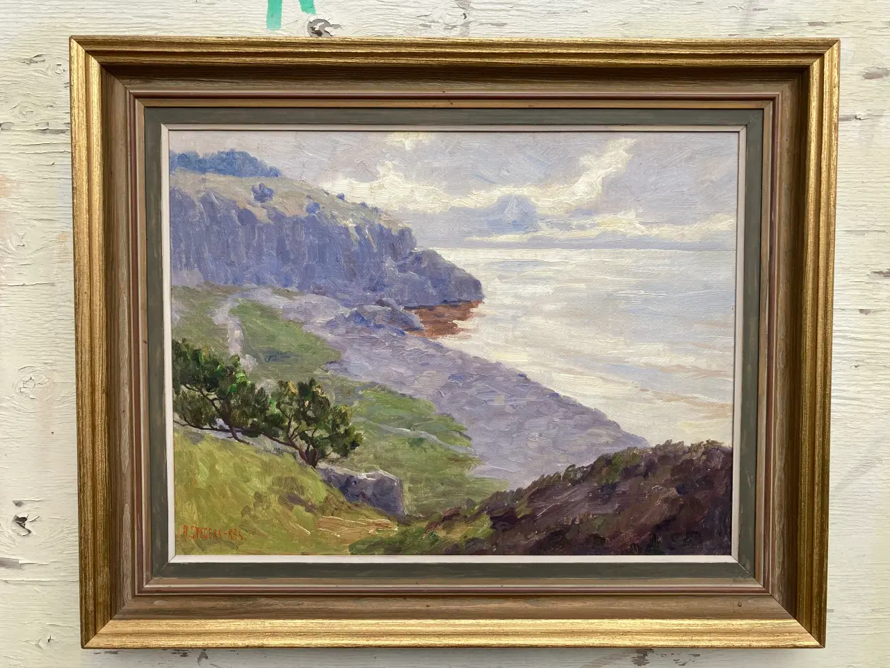 Billede 1 - Alfred Gregers-Rasmussen, maleri, Bornholm