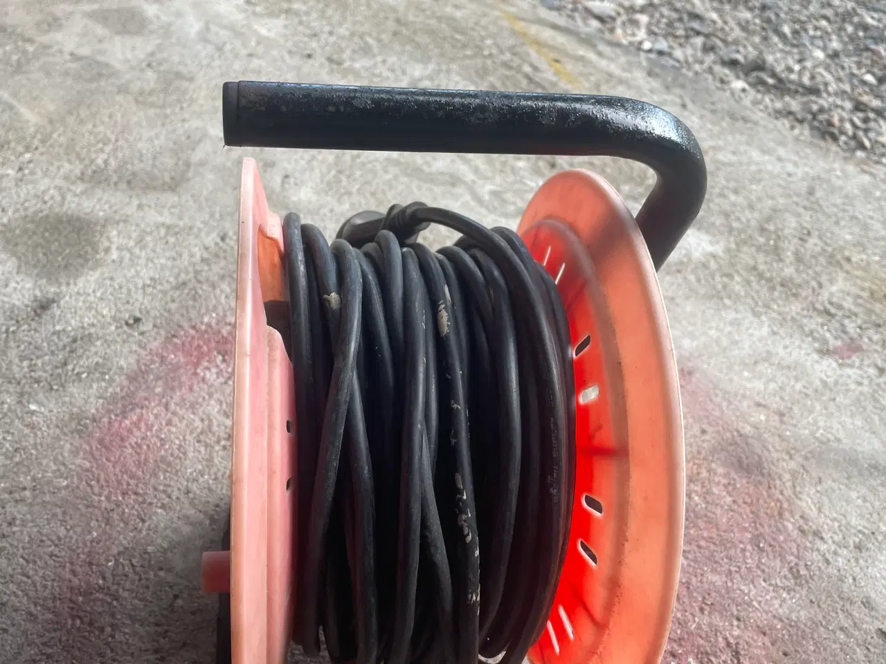 Billede 2 - Kabeltromle med svær gummikabel 25m. 