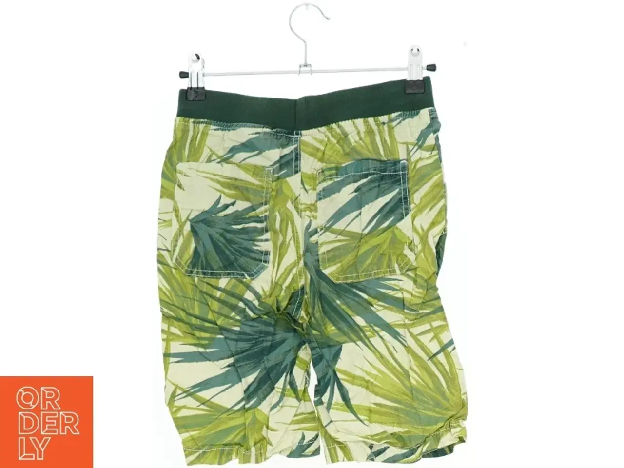 Billede 2 - Grønne shorts med palmemønster fra H&M (str. 134)