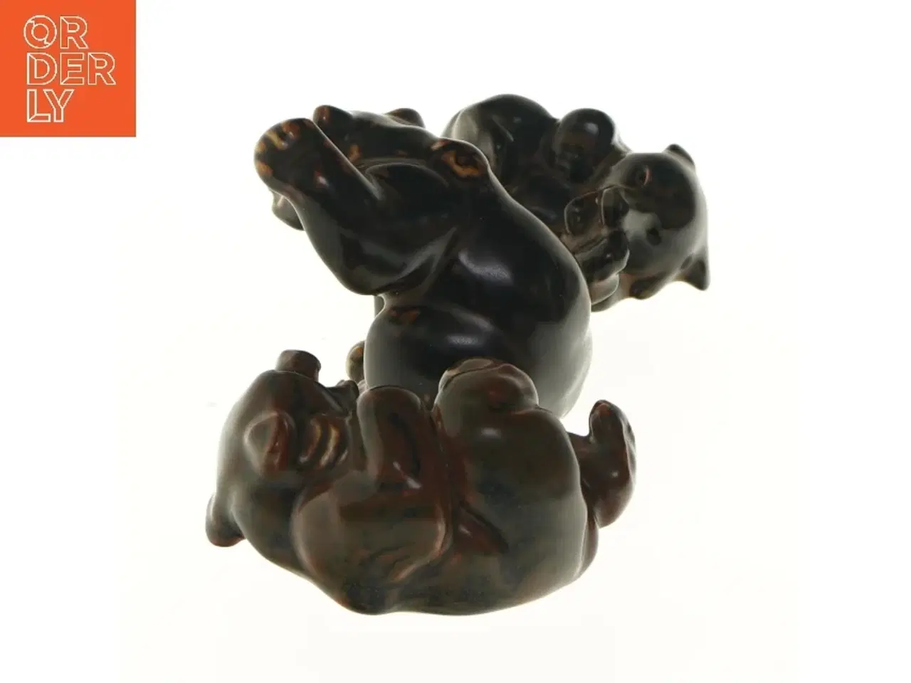 Billede 3 - Keramiske bjørnefigurer (str. 7 cm)