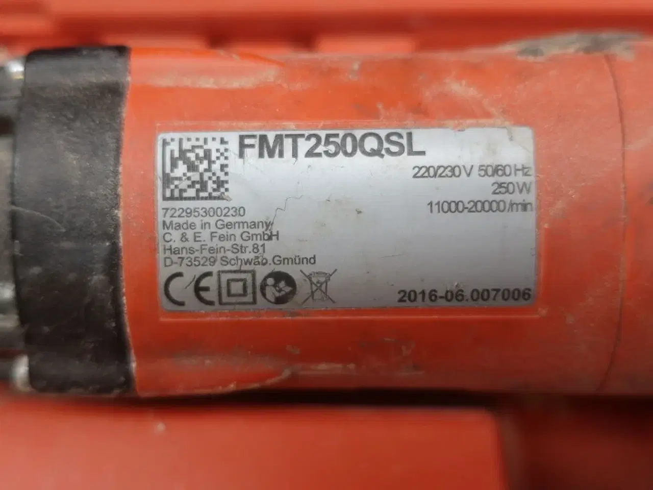 Billede 3 - Multiværktøj FEIN Model: FMT250QSL