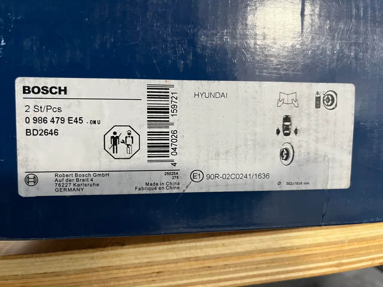 Billede 2 - Bremseskiver bag, helt nye