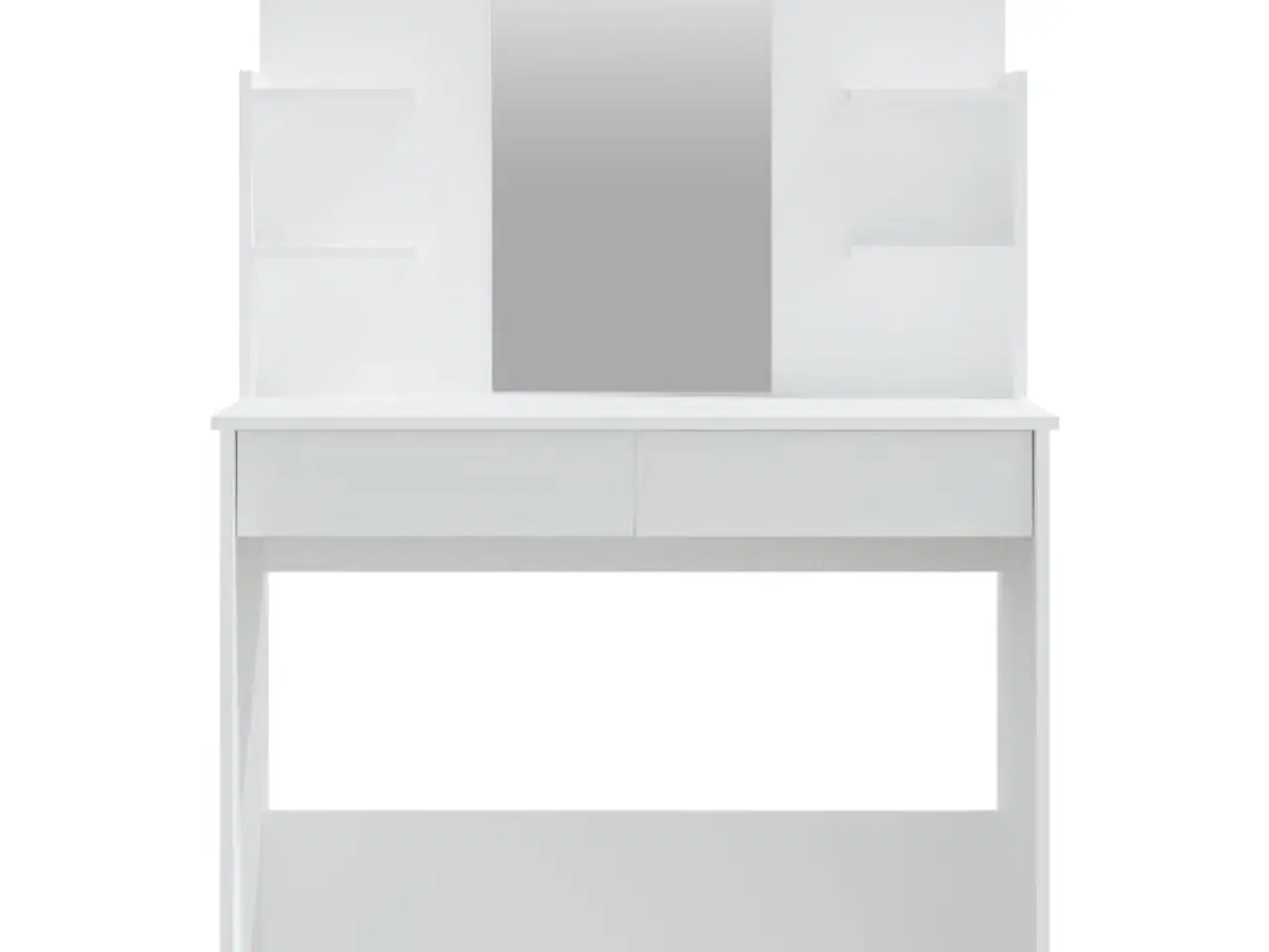 Billede 6 - Makeupbord med spejl 96x40x142 cm hvid