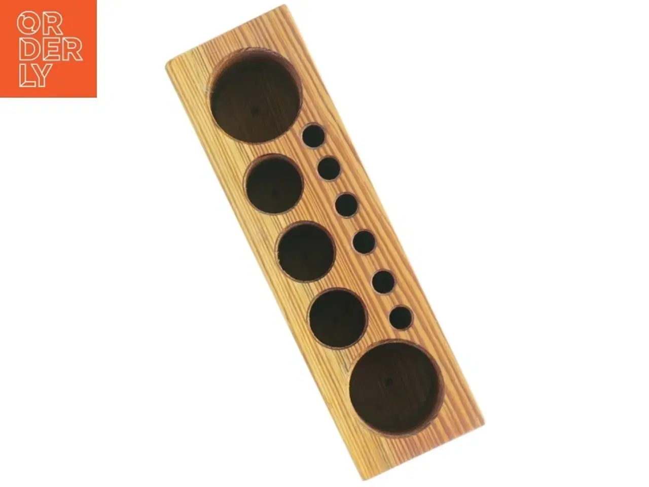 Billede 2 - Træ kuglepenholder fra Peg and Awl (str. 25 x 8 cm)