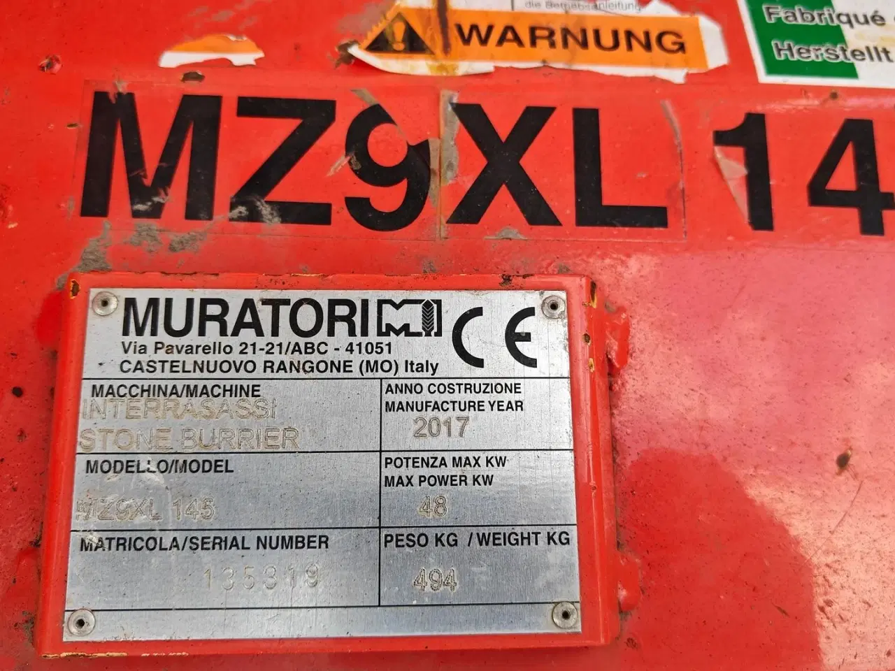 Billede 5 - Muratori MZ9SXL-145